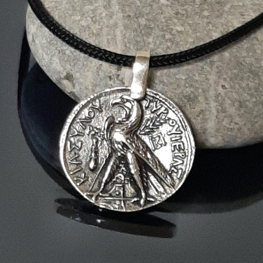 Sterling Silver Judas Shekel Pendant - Roman Coin Necklace