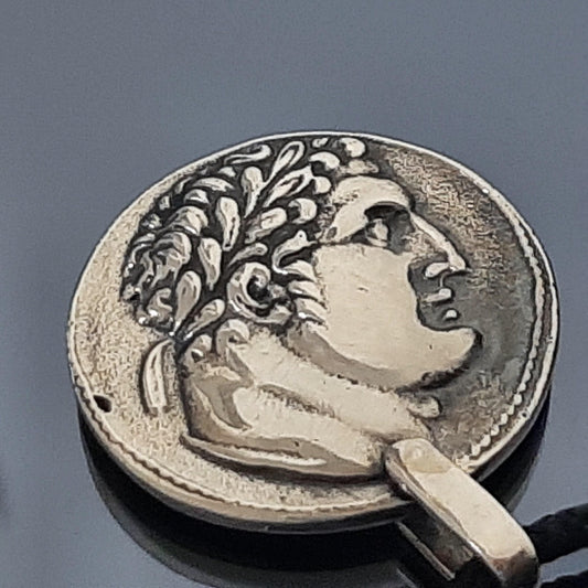 Sterling Silver Judas Shekel Pendant - Roman Coin Necklace — 6