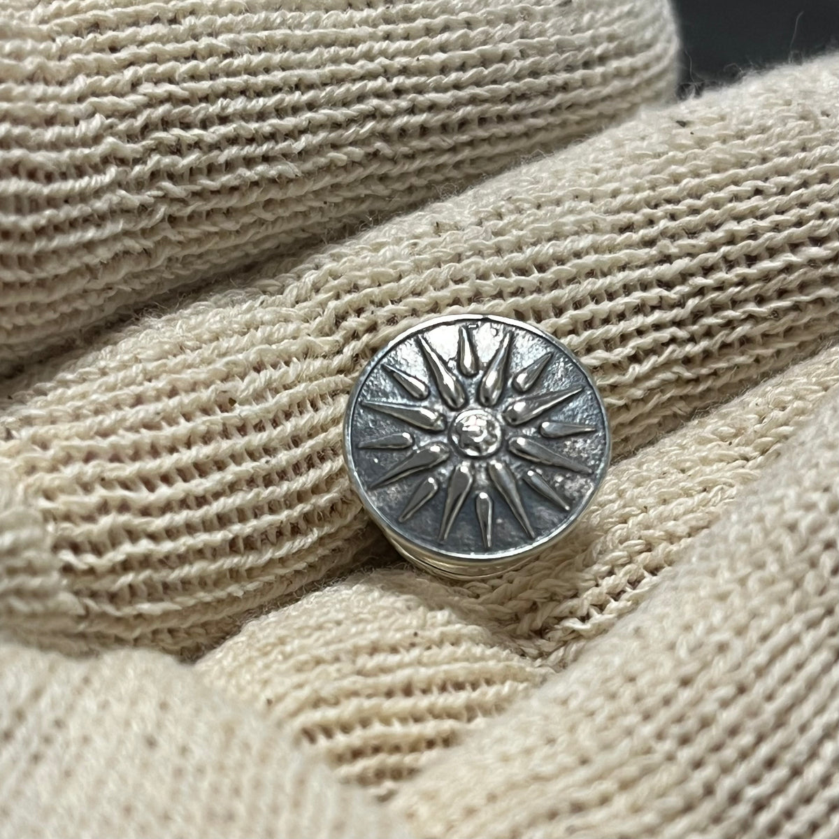 Épingle à revers : Étoile macédonienne en argent sterling - Bijoux grecs faits à la main