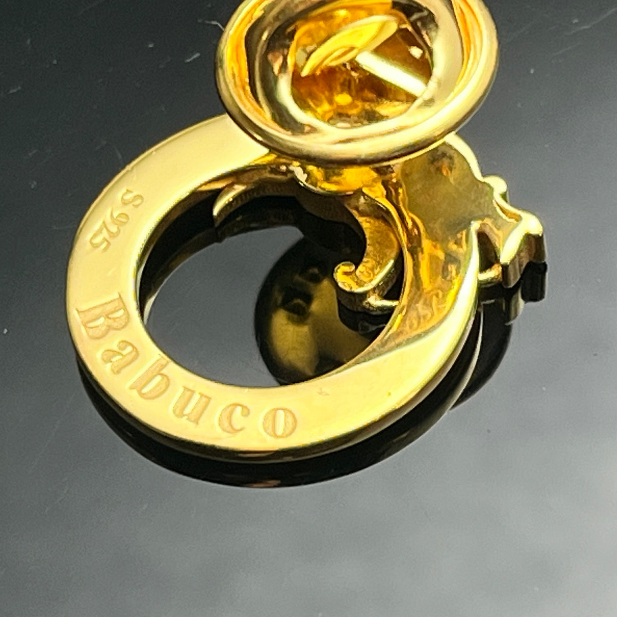 Broche de revers Dragon Ouroboros - Argent sterling avec émail coloré