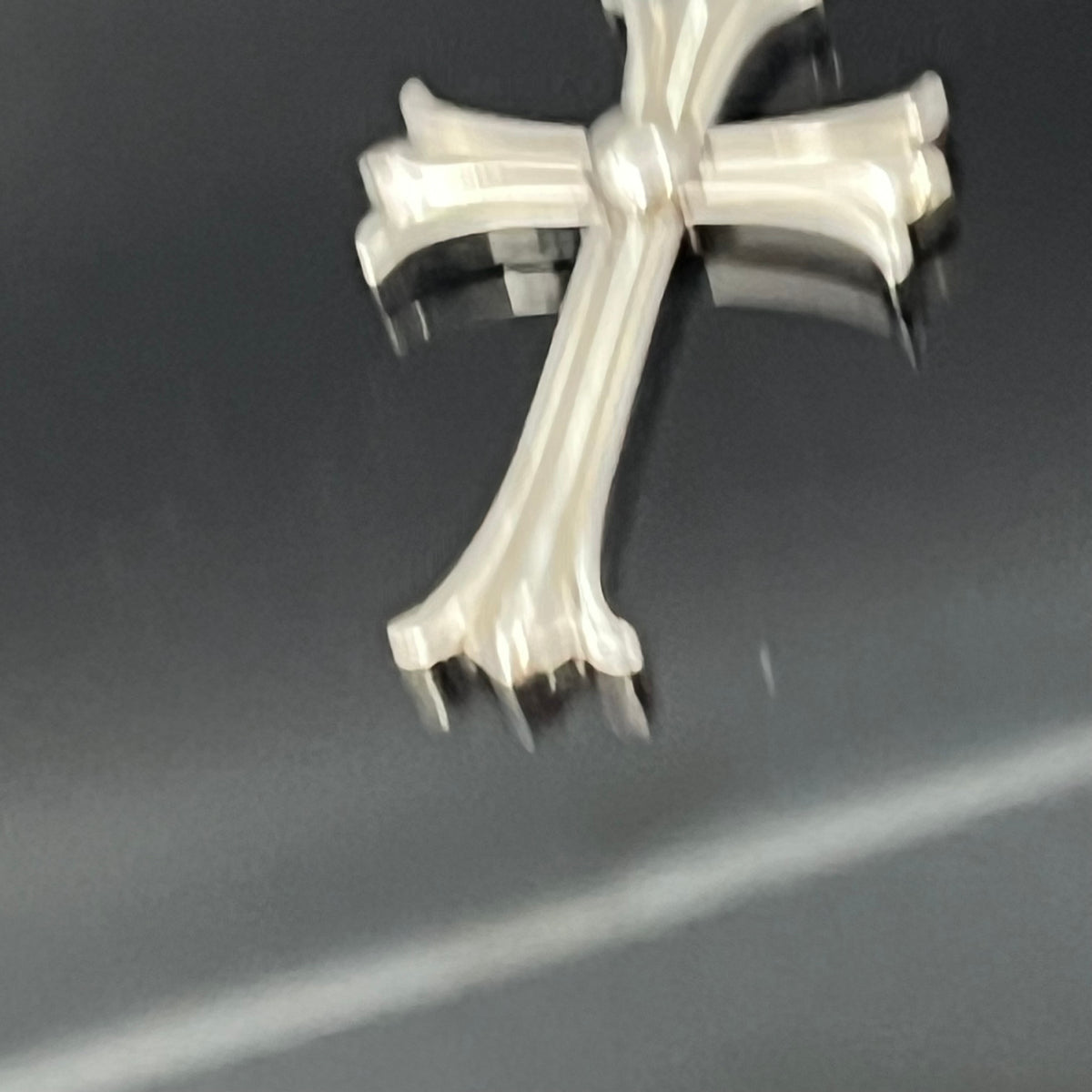 Fleur Templar Cross : Medieval Knights accessorie, medium size, solid Silver