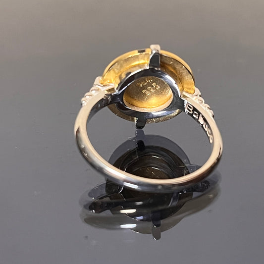 Sphinx Signet Ring: Greek Mythology Jewelry (Sterling Silver, Chios Coin).