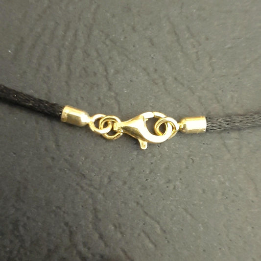 Sterling Silver Trident Necklace: K18 Gold-Plated Poseidon's pendant — 7