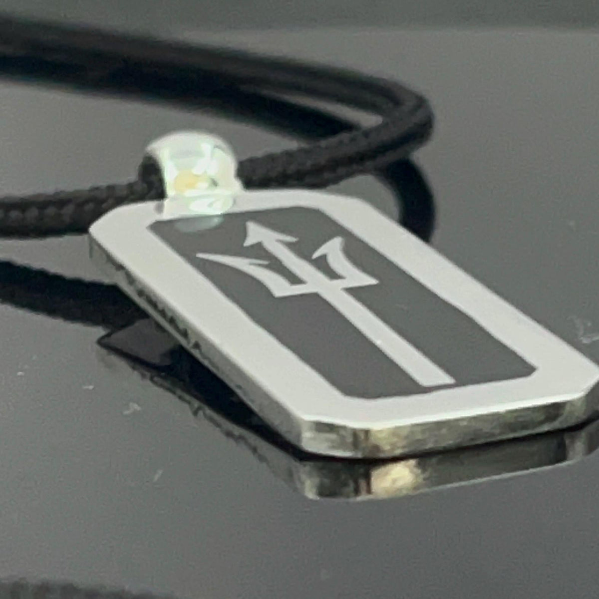 Sterling Silver Trident Pendant: Neptune's Greek Mythology Necklace — 4