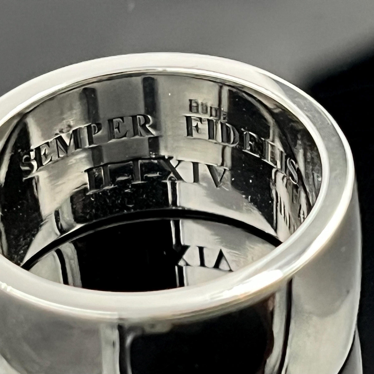 Sterling Silver Templar Ring - Saint Andrew's Cross, Medieval Crusader Style — 5